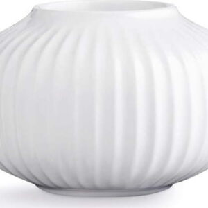 Bílý porcelánový svícen na čajové svíčky Kähler Design Hammershoi