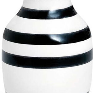 Černo-bílá kameninová váza Kähler Design Omaggio