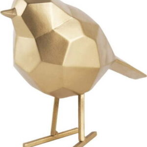 Dekorativní soška ve zlaté barvě PT LIVING Bird Small Statue. Nejlepší vtipy na světě na každý den.