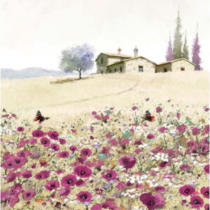 Obraz na plátně Styler Violet Poppies