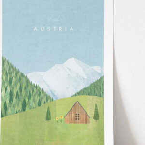 Plakát Travelposter Austria