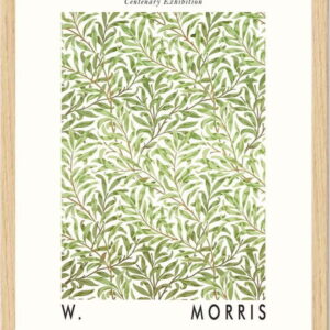 Plakát v rámu 35x45 cm William Morris – Wallity. Nejlepší vtipy na světě na každý den.