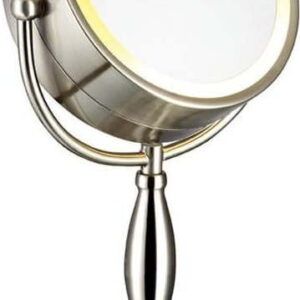 Stolní zrcadlo s osvětlením ve stříbrné barvě Markslöjd Face