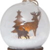 Světelná dekorace s vánočním motivem v přírodní barvě ø 8 cm Fauna – Star Trading. Nejlepší vtipy na světě na každý den.
