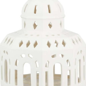 Bílý keramický vánoční svícen Kähler Design Lighthouse