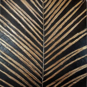 Ručně malovaný obraz 70x70 cm Palm Leaf – Wallity. Nejlepší vtipy na světě na každý den.