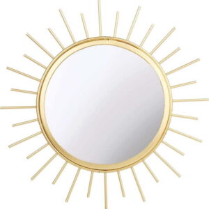 Kulaté zrcadlo zlaté barvy Sass & Belle Monochrome